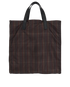 Striped Shopping Tote, back view